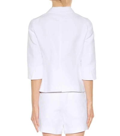 Shop Marni Cotton Jacket In White