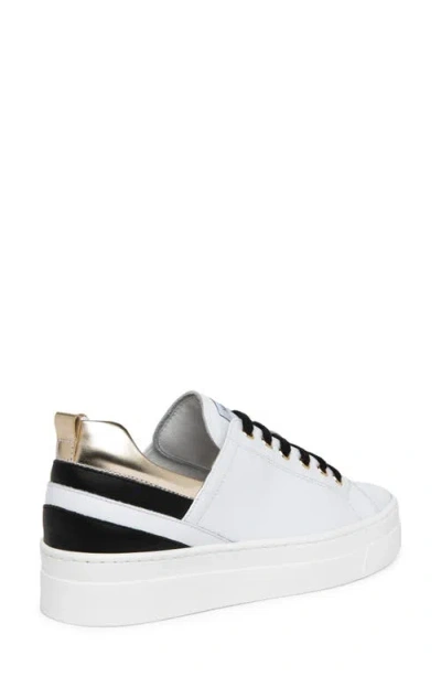Nerogiardini Stripe Platform Sneaker In Multi