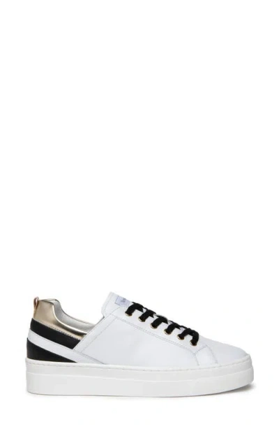 Nerogiardini Stripe Platform Sneaker In Multi