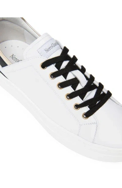 Nerogiardini Stripe Platform Sneaker In Multi