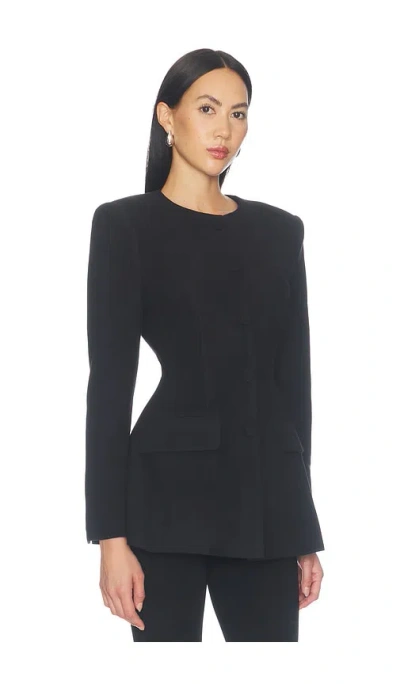 Sans Faff Wool Jacket In Black