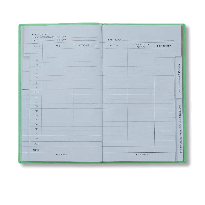 Smythson Golf Notes Panama Notebook In Shamrock