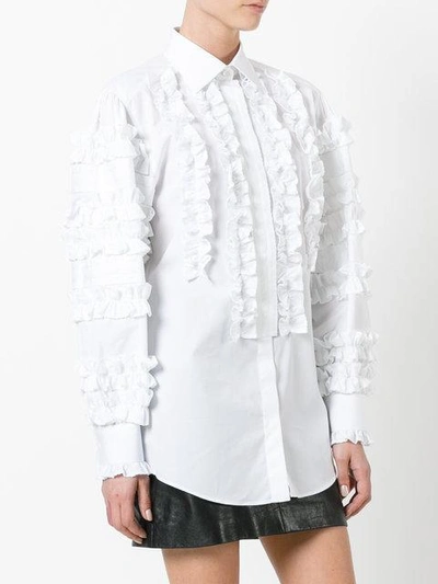 Shop Dolce & Gabbana Ruffle Detail Shirt