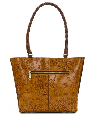 Patricia Nash Alexia Full Grain Leather Structured Large Tote Handbag ...