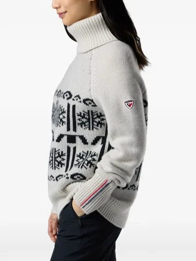 Rossignol Patterned Sweater In Neutral