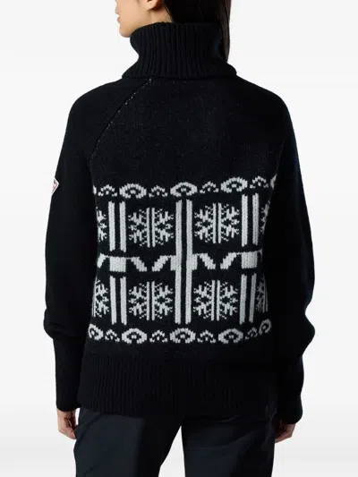 Rossignol Patterned Sweater In Black