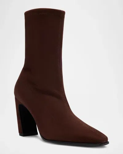 Stuart Weitzman Stassi 85mm Stretch Booties In Multi