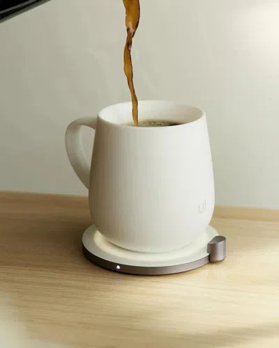 Ohom Ui 2-piece Self-heating Mug Set In White