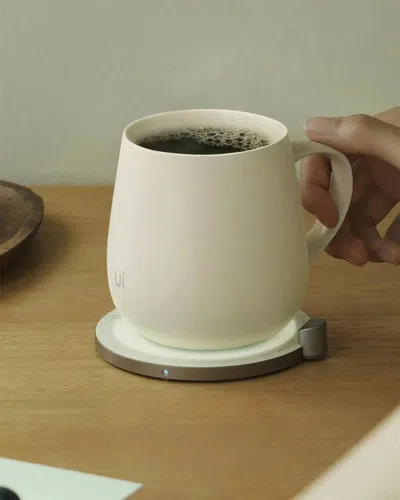 Ohom Ui 2-piece Self-heating Mug Set In White