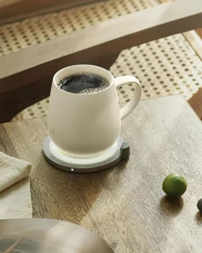 Ohom Ui 2-piece Self-heating Mug Set In White