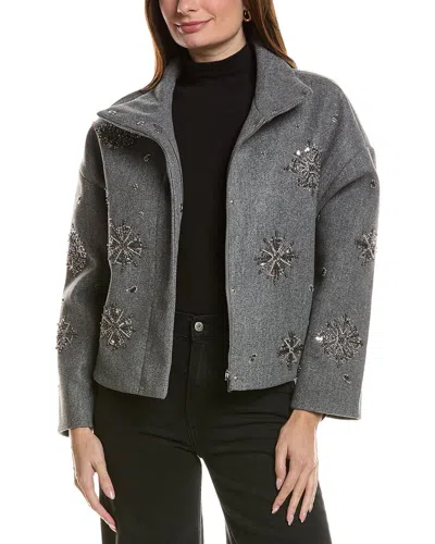Nvlt Short Jacket In Gray