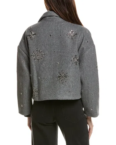 Nvlt Short Jacket In Gray
