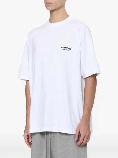 Essentials Logo-print T-shirt In White