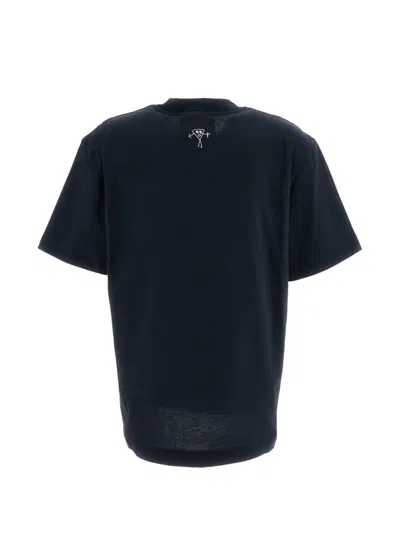 Plan C Graphic-print T-shirt In Blue