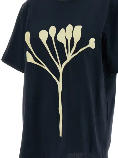 Plan C Graphic-print T-shirt In Blue