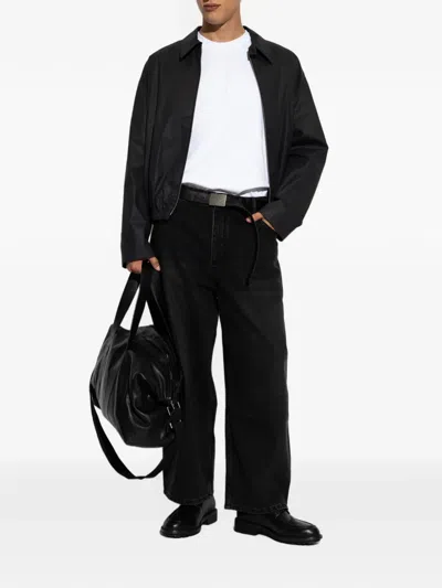 Studio Nicholson Lyons Elasticated-hem Jacket In Black
