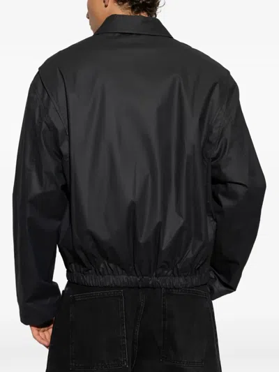 Studio Nicholson Lyons Elasticated-hem Jacket In Black