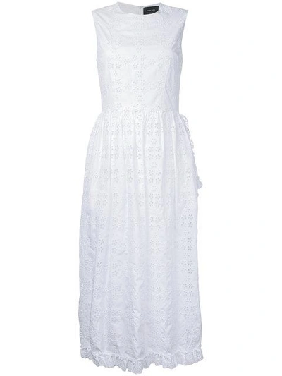 Shop Simone Rocha Broderie Anglaise Dress In White