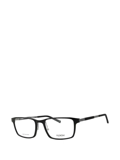 Flexon Rectangle-frame Glasses In Black