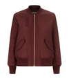 WHISTLES Quilted Bomber Jacket