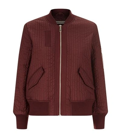 Whistles Quilted Bomber Jacket