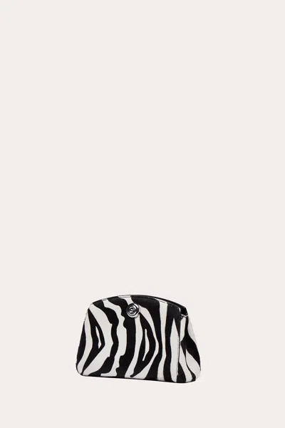 Liffner Pushlock Clutch Zebra In Multi