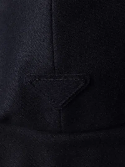 Prada Re-wool Hat In Black