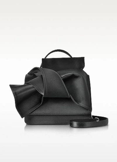 N°21 Nº21 Abstract Bow Shoulder Bag - Black
