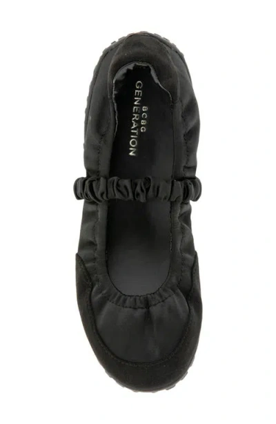Bcbgeneration Omaya Mary Jane Flat In Black