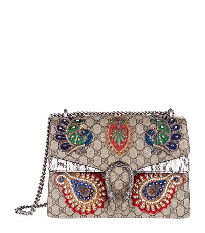 Shop Gucci Dionysus Supreme Embroidered Bag