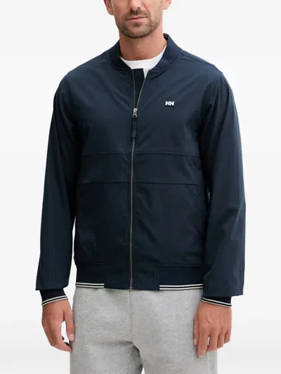 LOGO-PATCH BOMBER JACKET
