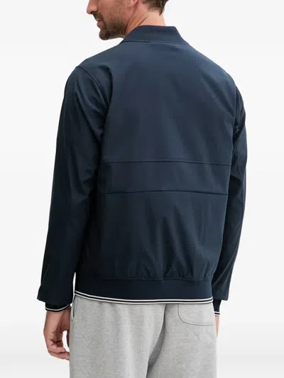 LOGO-PATCH BOMBER JACKET