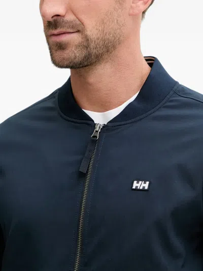 LOGO-PATCH BOMBER JACKET