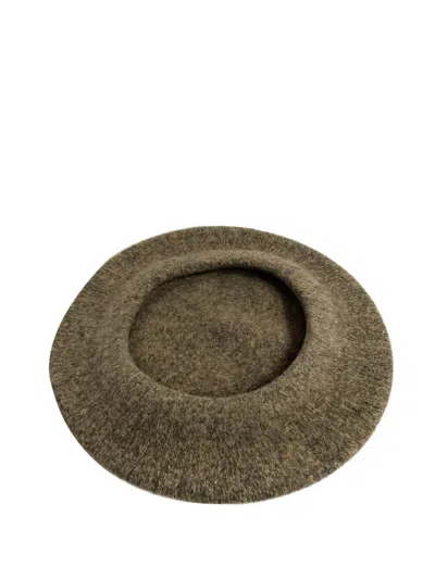 Celine Knitted Beret Hat In Multi