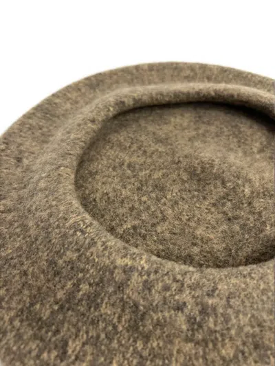Celine Knitted Beret Hat In Multi