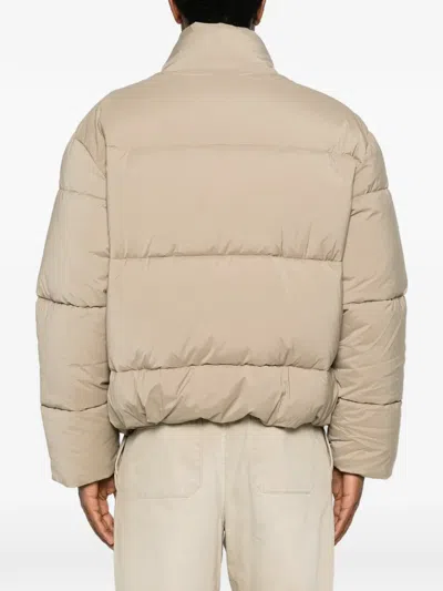 Bram's Fruit Quilted Puffer Jacket In Neutral