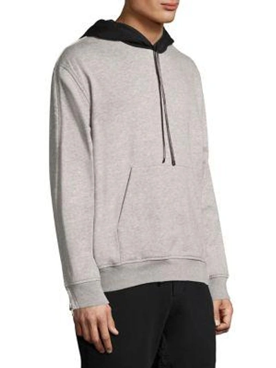 Shop 3.1 Phillip Lim / フィリップ リム Contrast Hood Cotton Hoodie In Light Grey