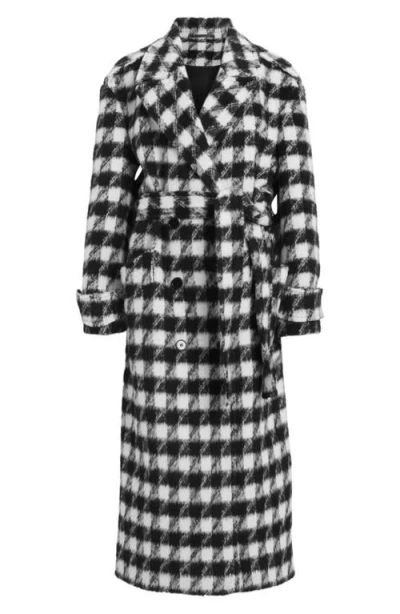 Allsaints Haithe Check Coat In Multi
