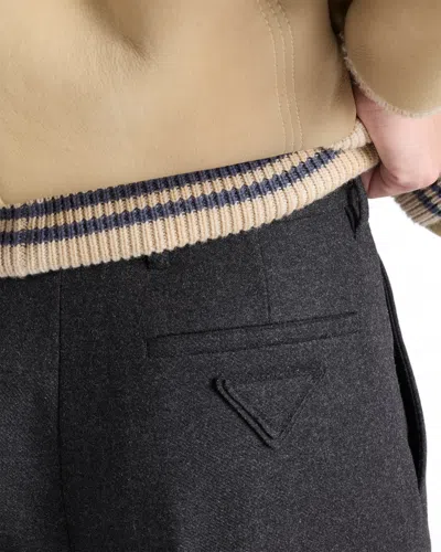 Prada Re-wool Pants In Black