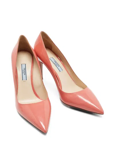 Pre-owned Prada Pointed-toe Pumps In Pink