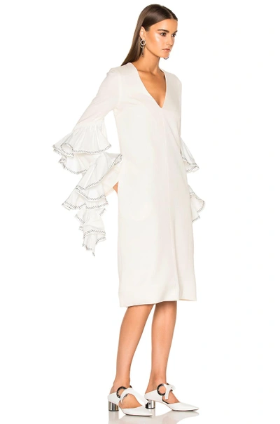 Shop Ellery Molotov Dress In White