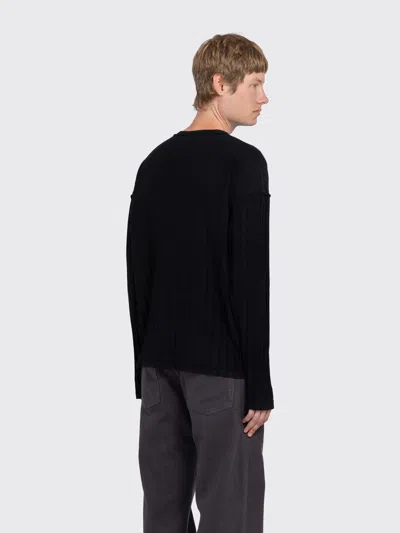 Mfpen Reverse Rib Sweater In Black