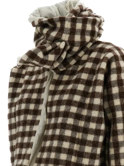 Daniela Gregis T Gingham-check Wool Jacket In Multi