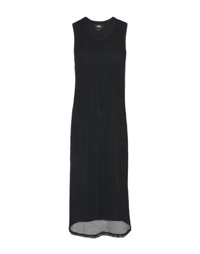 Shop Stussy Knee-length Dress In Black