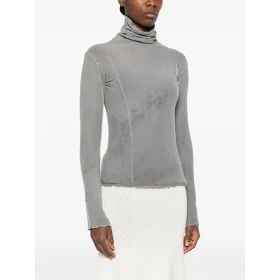 Baserange Long-sleeve High-neck Pullover In Gray