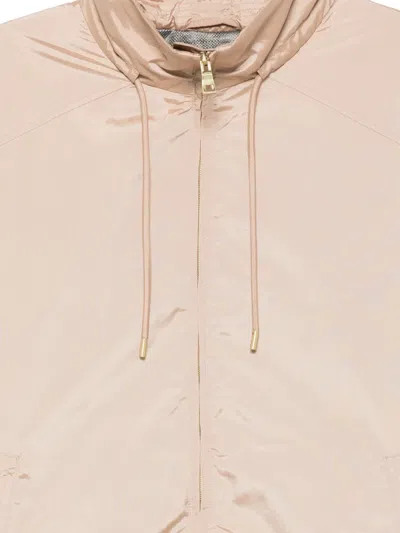 Geox Dandra Drawstring Jacket In Neutral