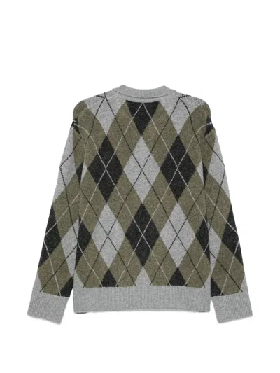 Hōsio Argyle-knit Sweater In Multi