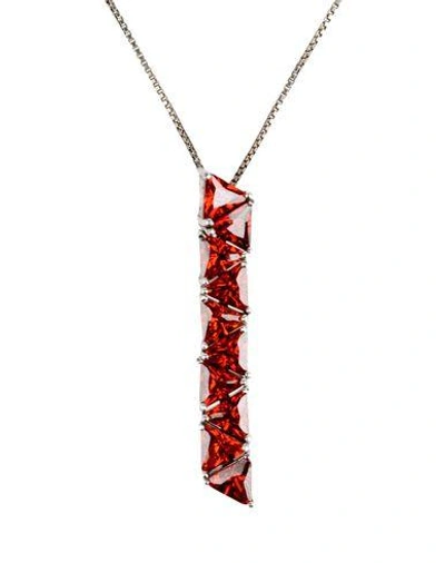 Shop Blumarine Necklace In Red