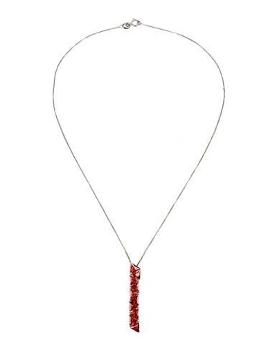 Shop Blumarine Necklace In Red