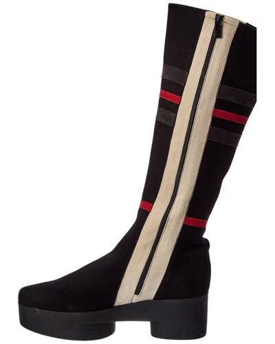 Arche Sixmi6 Leather Platform Knee-high Boot In Multi